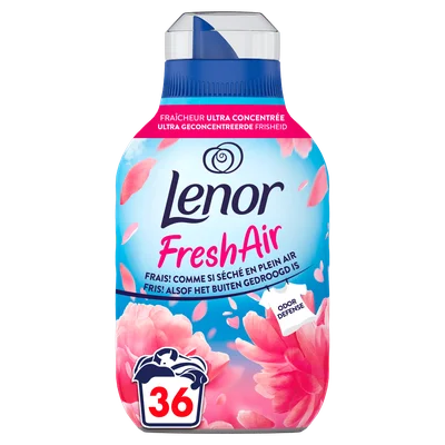 Lenor Fresh air wasverz. bloemen bloesem 36s Fles 504 ml