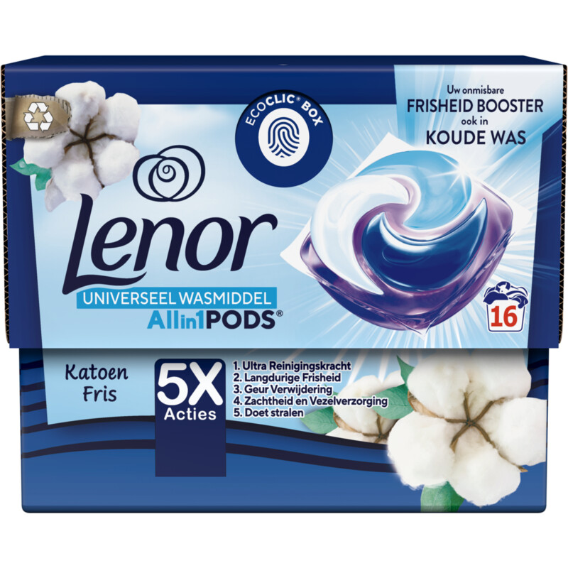 Lenor Katoen wasmiddelcapsules