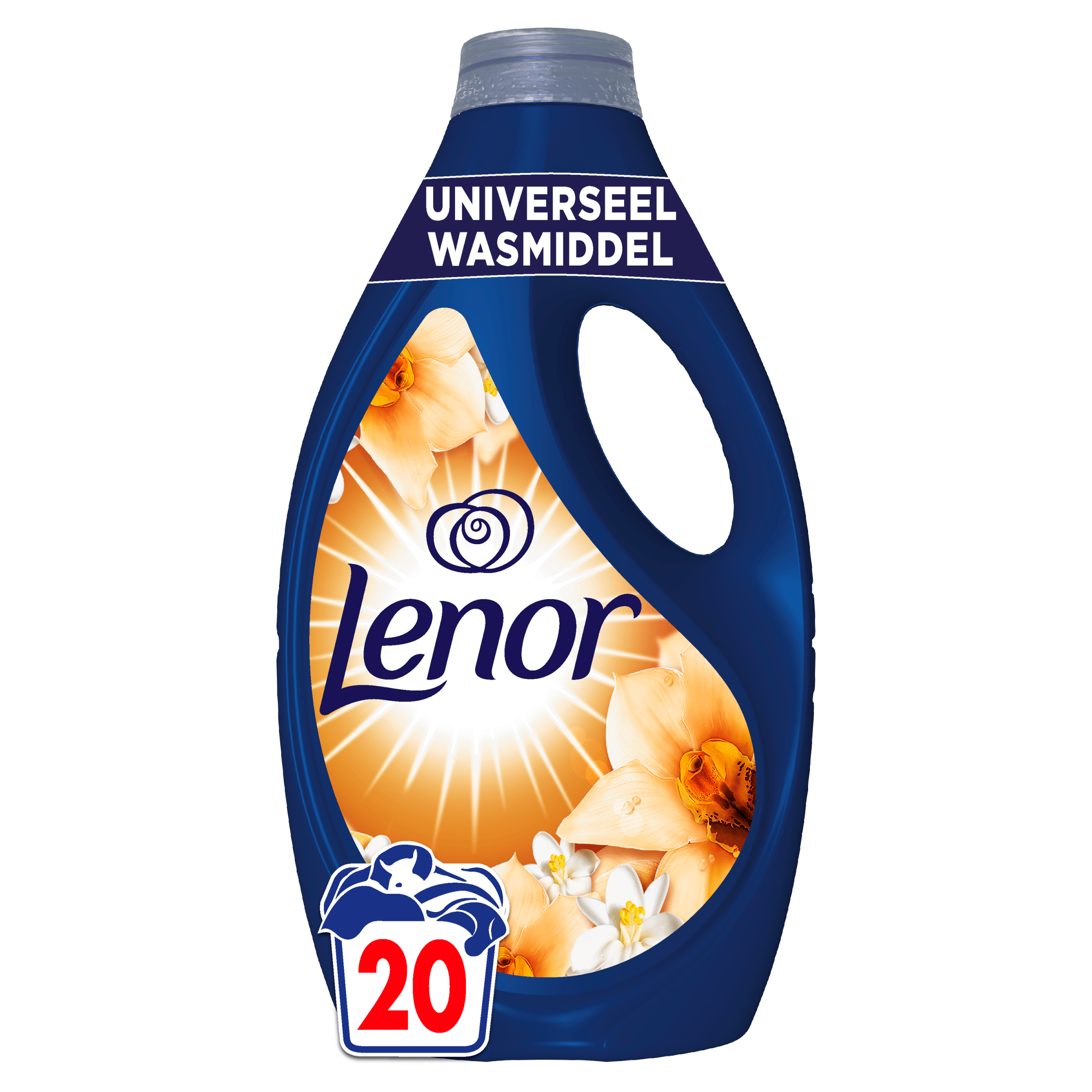 Lenor Amber &amp; gouden orchidee vloeibaar Fles 900 ml