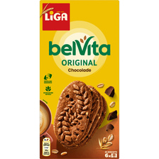 Liga belVita Plain Chocolade 6x4 biscuits 300 g