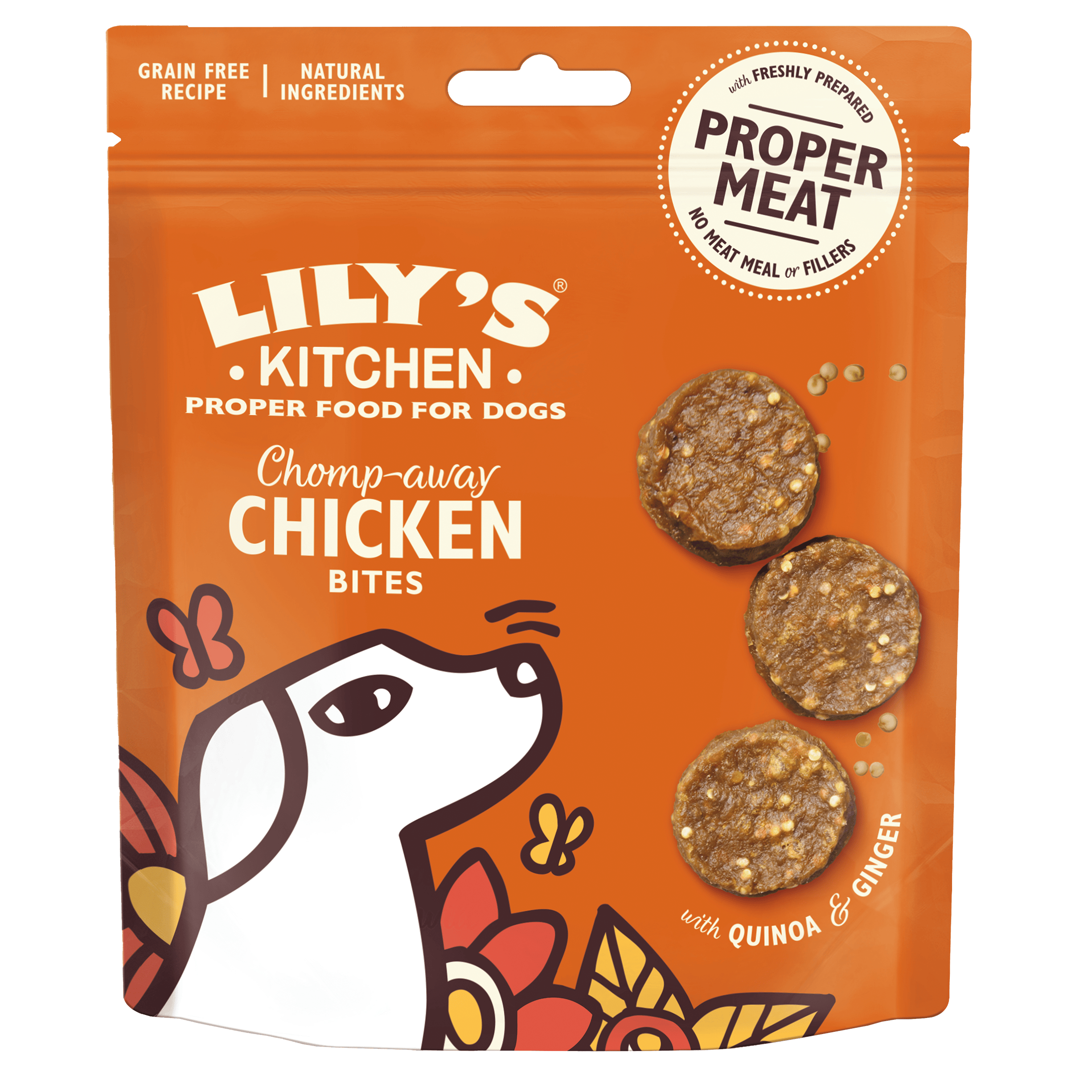 Lily's Kitchen dog chomp-away chicken bites Stazak 70 g