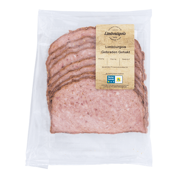 Limbourgois Gebraden Gehakt (10st) 120 gram