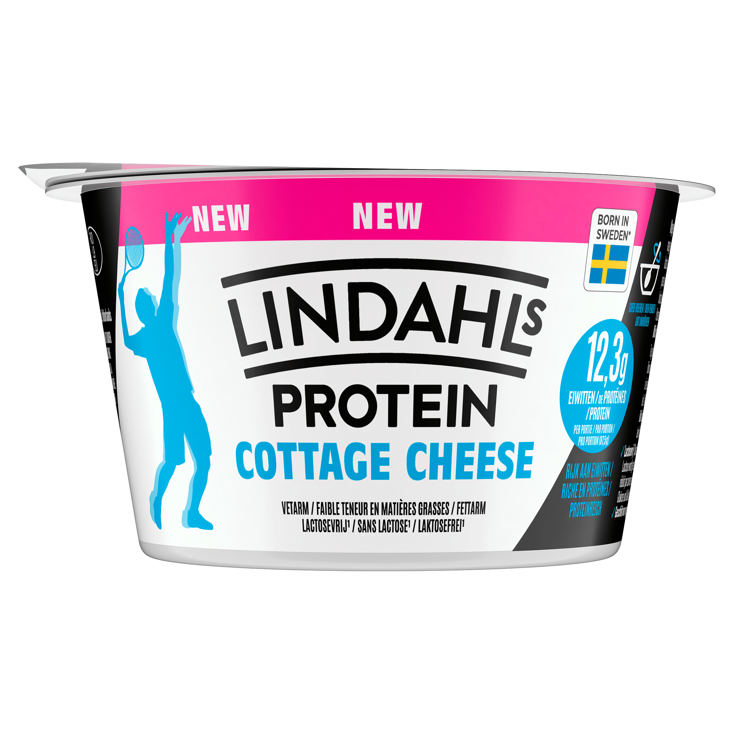 Lindahls Proteïne cottage cheese Bakje 175 g
