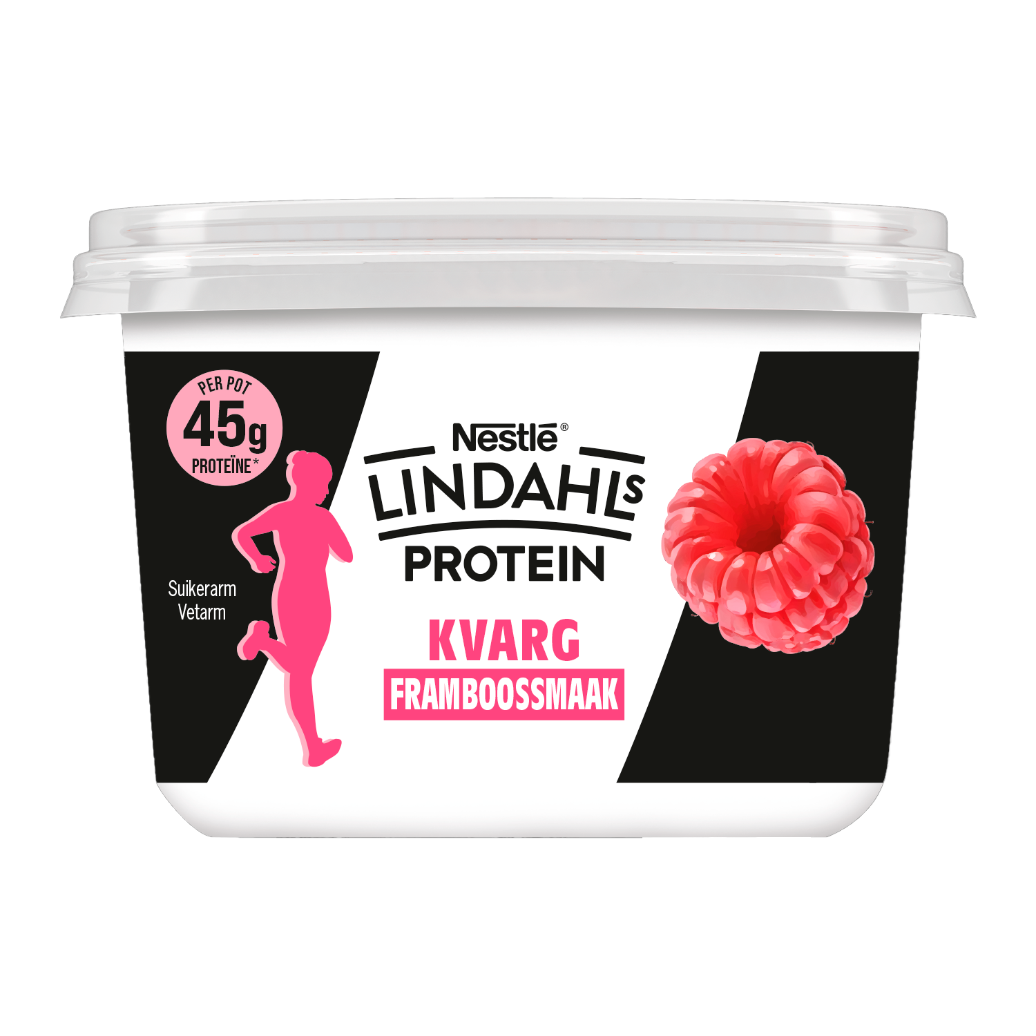 Lindahls Kvarg Framboos Kuipje 450 g