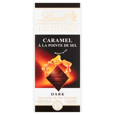 Lindt Excellence caramel seasalt Doos 100 g