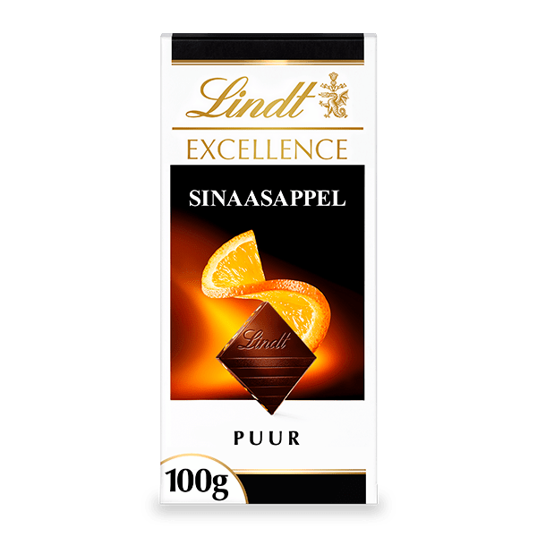 Lindt Tablet orange puur Doos 100 g