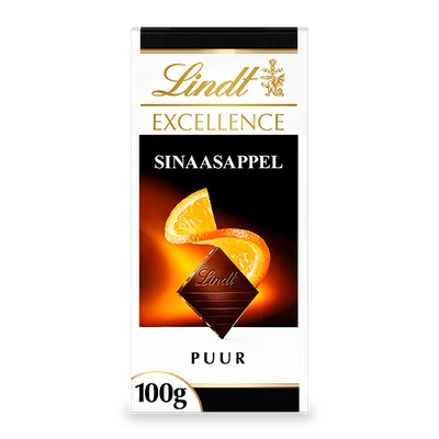 Lindt Tablet orange puur Doos 100 g