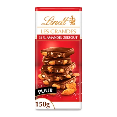 Lindt Les Grandes puur amandel zeezout
