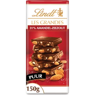 Lindt Les Grandes Almond Sea salt 150g