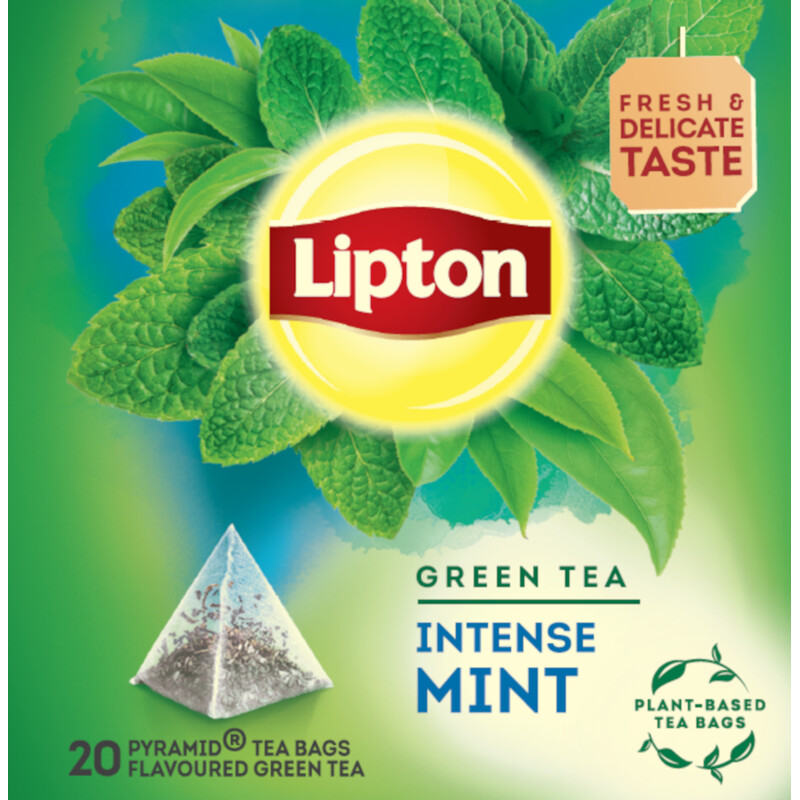 Lipton Intense mint green tea