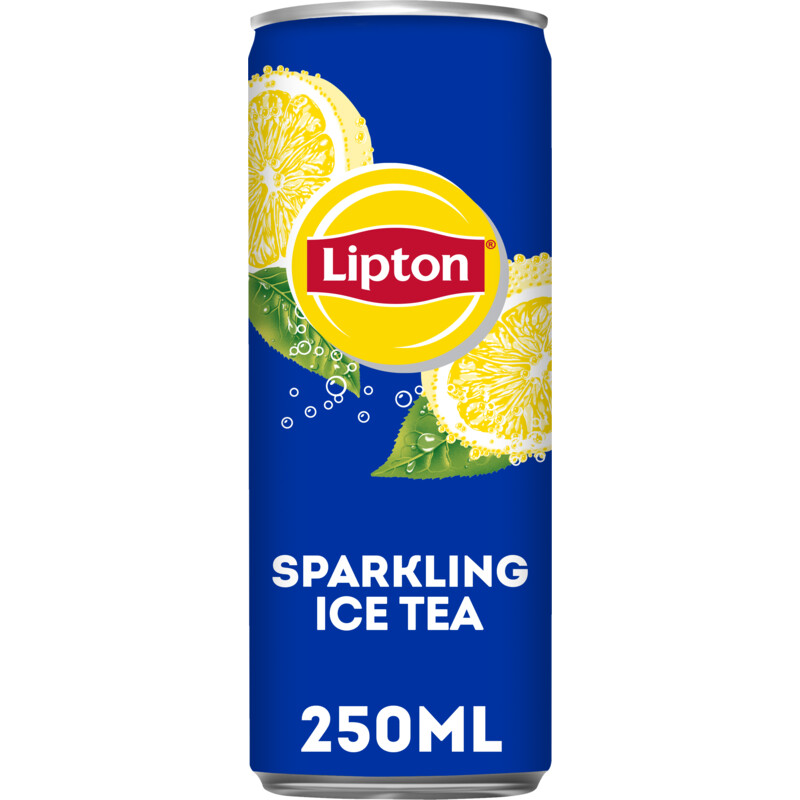 Lipton Ice tea sparkling Blik 250 ml