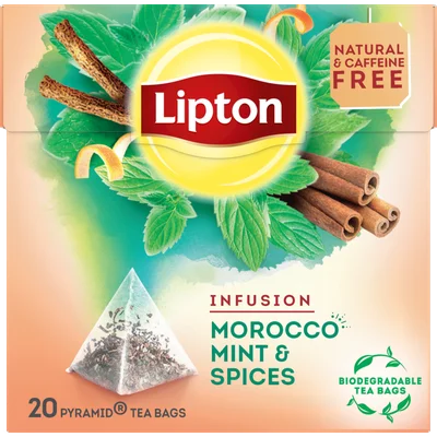 Lipton Kruidenthee morrocco mint 20 zk.