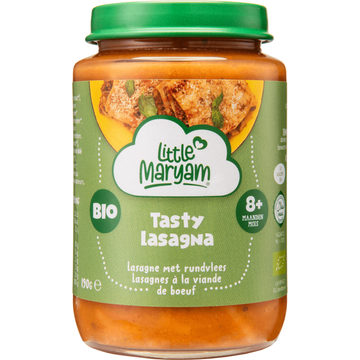 Little Maryam Tasty Lasagna Lasagne met Rundvlees 8+ Maanden 190 g