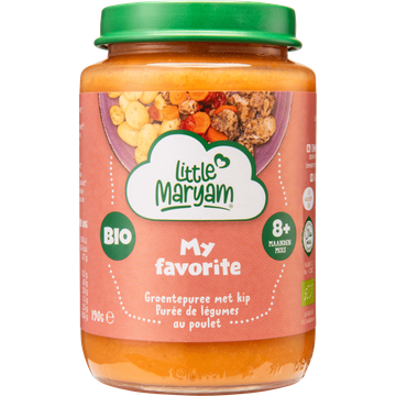 Little Maryam My Favorite Groentepuree met Kip 8+ Maanden 190 g