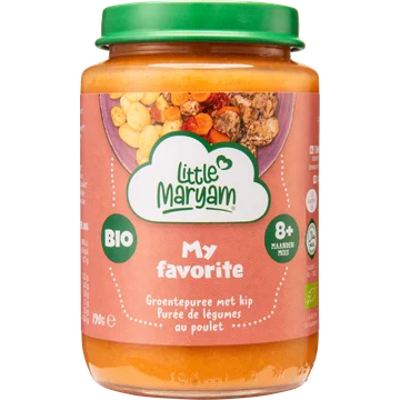 Little Maryam My Favorite Groentepuree met Kip 8+ Maanden 190 g