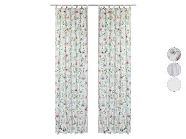 LIVARNO home 2-delige gordijnenset 120 x 300 cm