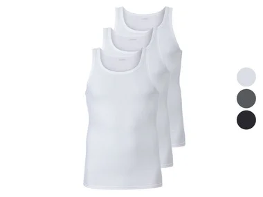 LIVERGY® 3 heren onderhemden