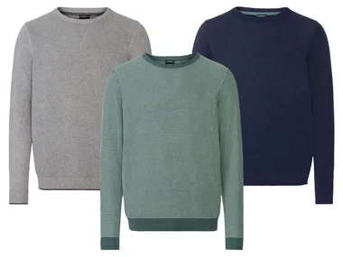 LIVERGY® Fijn gebreide herentrui