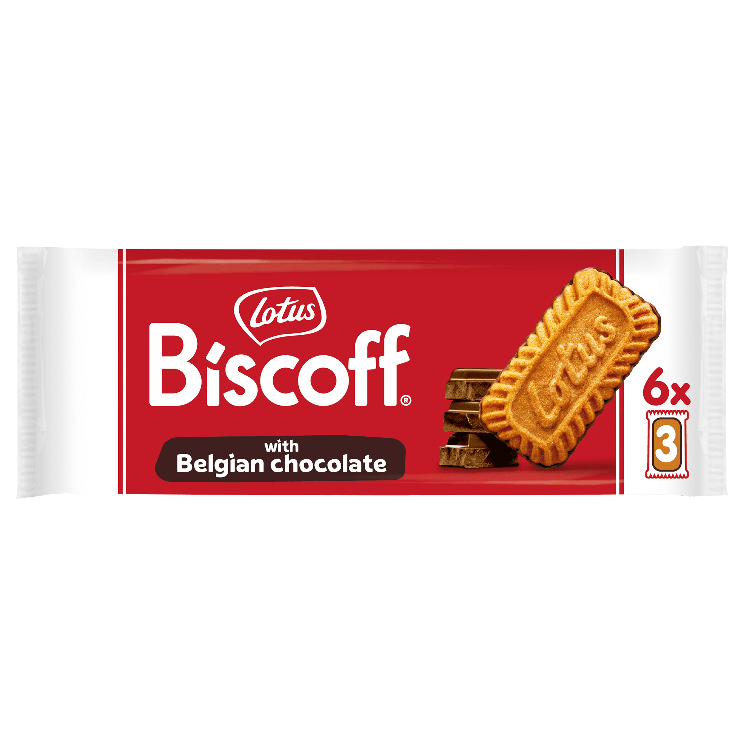 Lotus Biscoff met belgische chocolade Wikkel 132 g