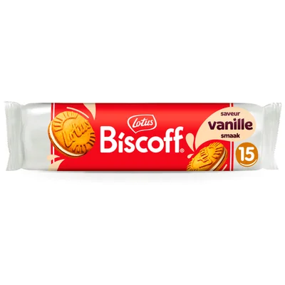 Lotus Speculoos koek sandwich vanille Krimp 150 g