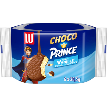 Lu Prince Choco koeken chocolade vanille Doos 171 g