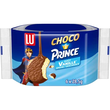 Lu Prince Choco koeken chocolade vanille Doos 171 g