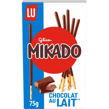 LU Mikado koekje omhuld met melkchocolade 75 g