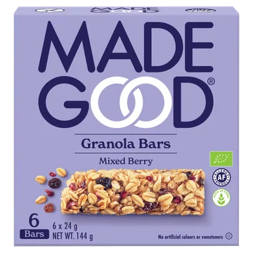 Made Good Mixed Berry Granola Bars 6 x 24 g