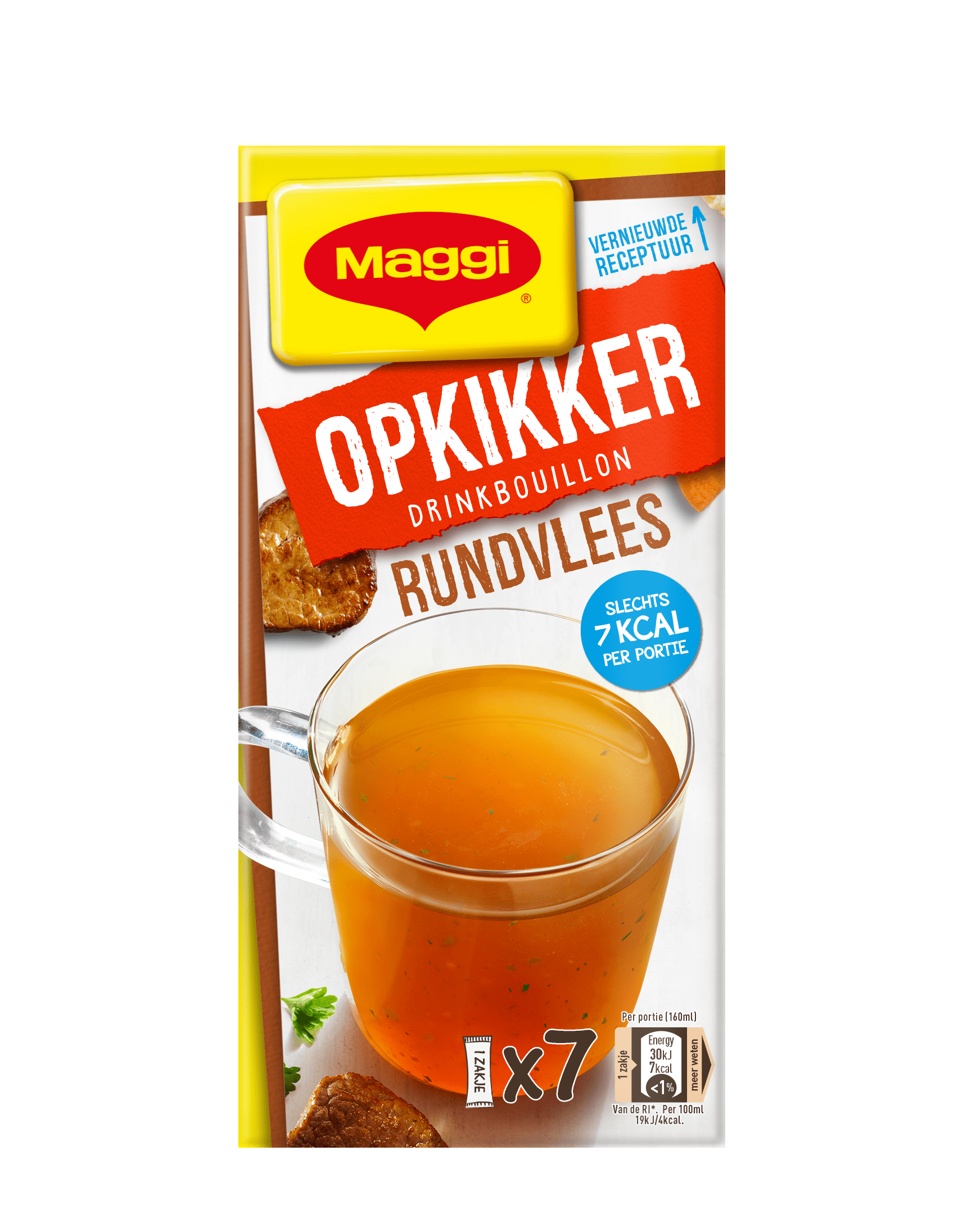 Maggi Opkikker rundvlees Doos 7 st