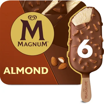 Magnum IJs Almond 6 stuks 6 x 100ml