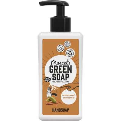 Marcel's Green Soap Vloeibare zeeppomp sandelhout & kardemom
