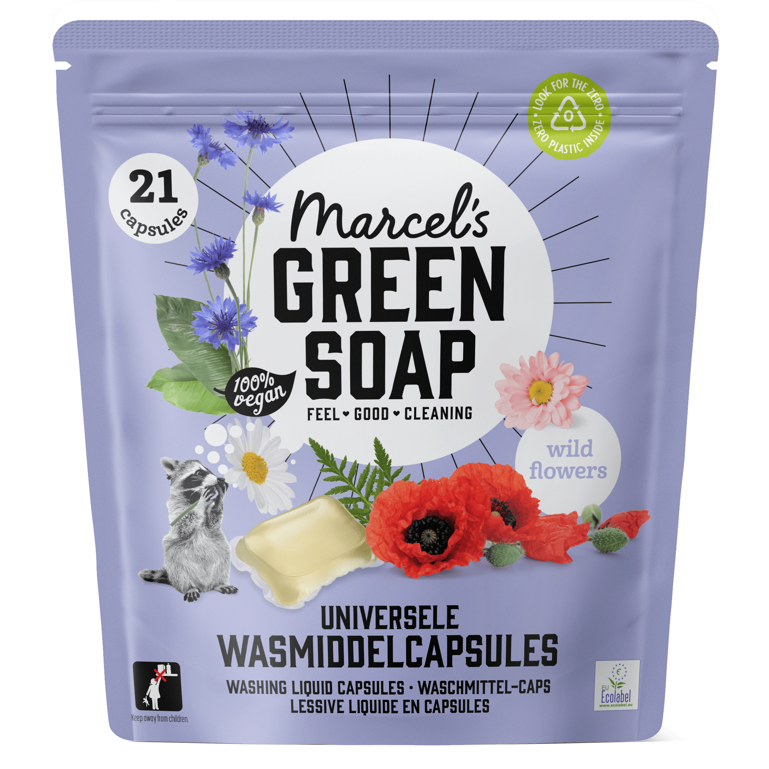 Marcel's Green Soap Wascapsules Universeel 21sc