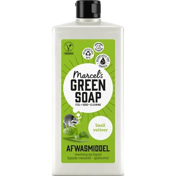 Marcel’s Green Soap afwasmiddel Basilicum & Vetiver - 500ml