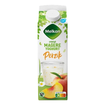 Melkan Vruchtenyoghurt perzik