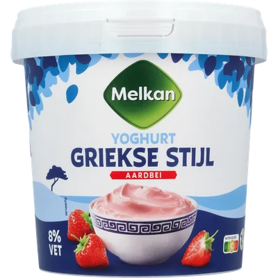 Melkan Griekse stijl aardbei