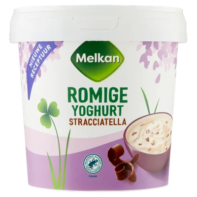Melkan Romige yoghurt stracciatella