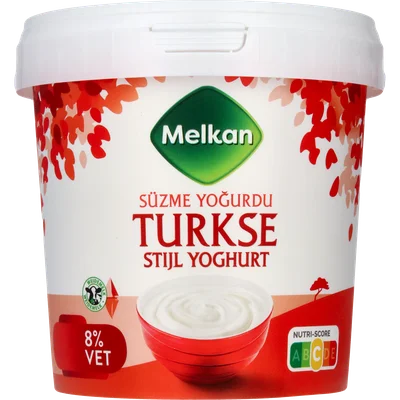 Melkan Yoghurt turkse stijl 8% vet