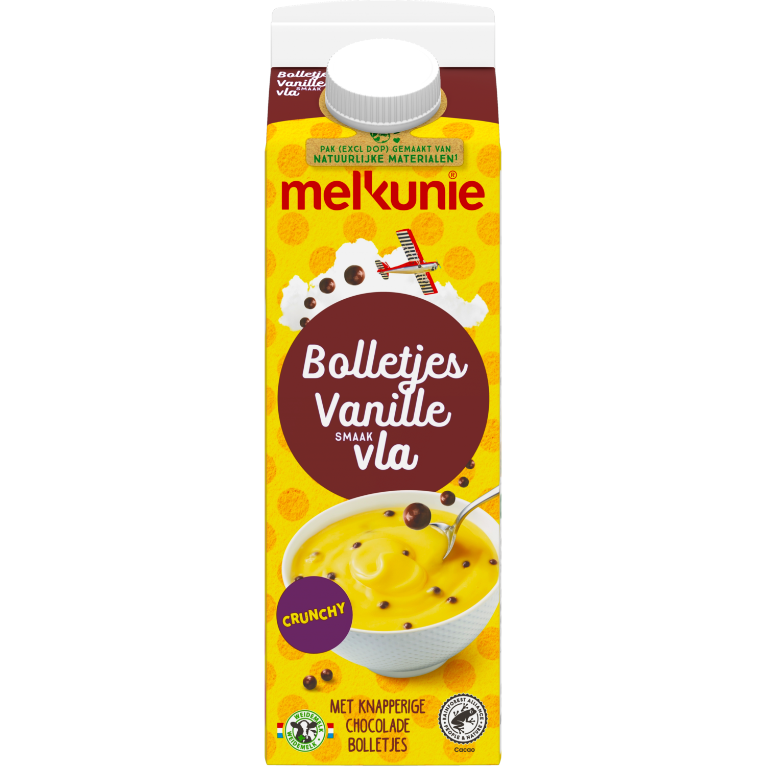 Melkunie Bolletjes vanillevla crunch