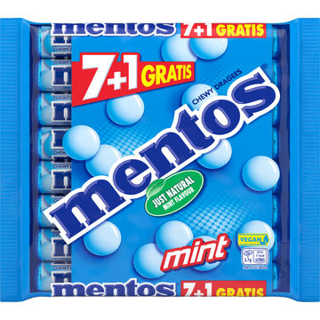 Mentos Mint 7+1 Rollen 300 g