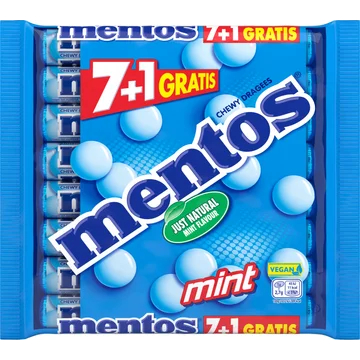 Mentos Mint 7+1 Rollen 300 g