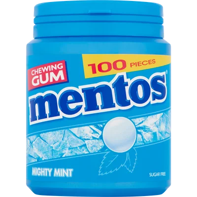 Mentos Kauwgom mighty mint XL 100 stuks