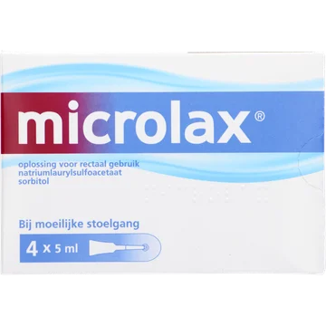 Microlax Oplossing (laxeermiddel), 4 stuks
