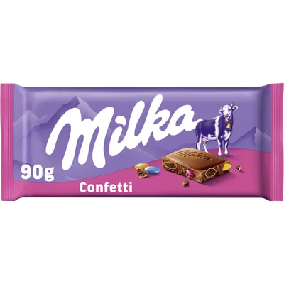 Milka Milka Confetti WRP 90GR Wikkel 90 g