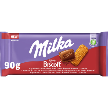 Milka Biscoff Chocoladetablet 90g