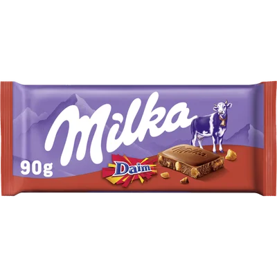 Milka Milka Milka &amp; Daim WRP 90GR Wikkel 90 g
