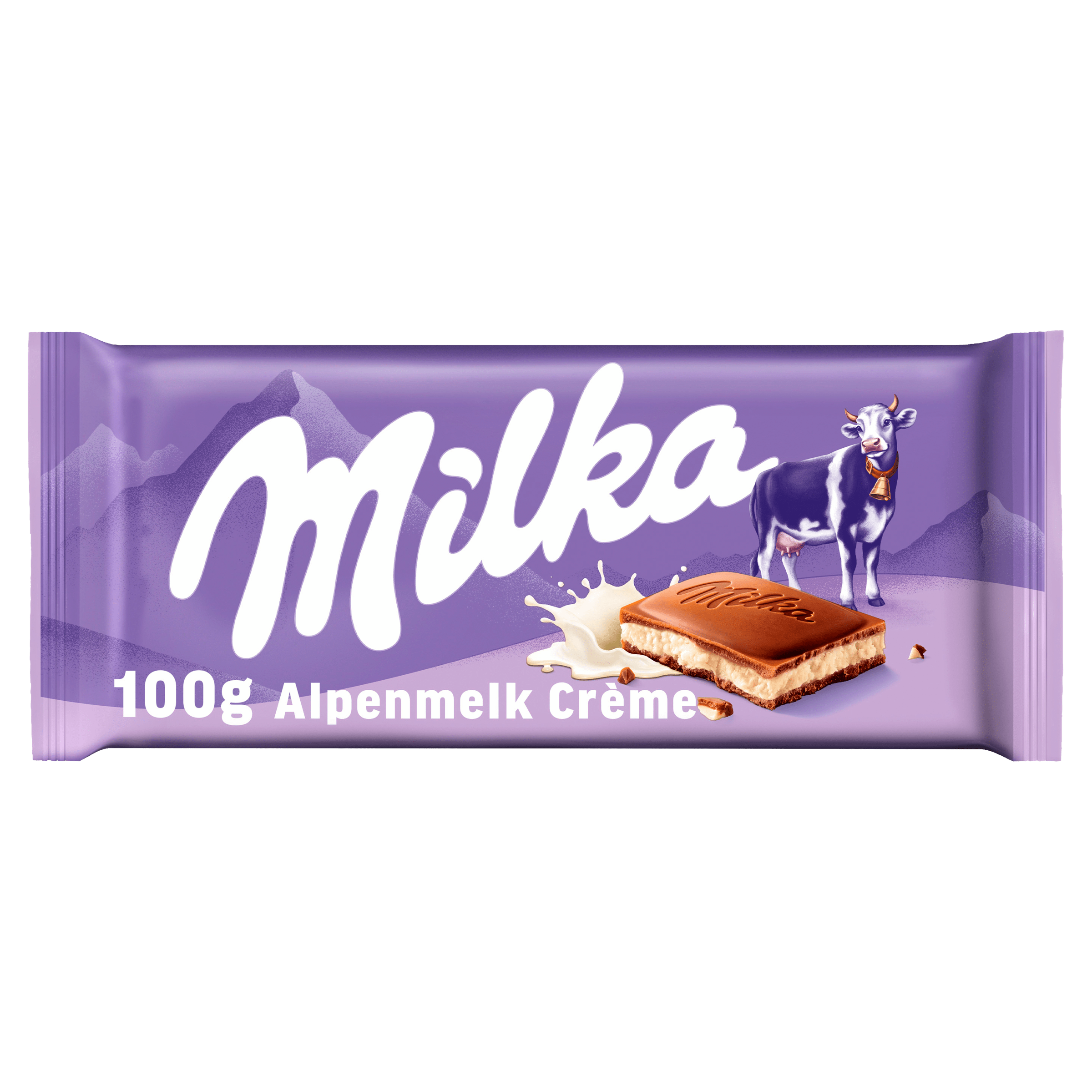 Milka Chocoladereep Alpenmelk Creme