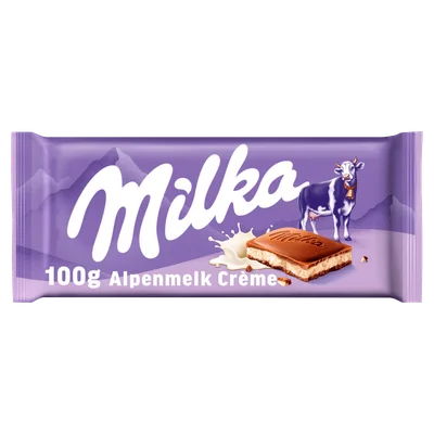 Milka Chocoladereep Alpenmelk Creme