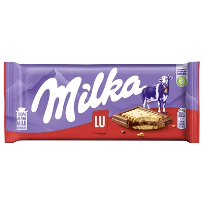 Milka Chocolade biscuit tablet lu