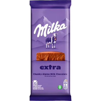 Milka Chocoladereep chunky melk