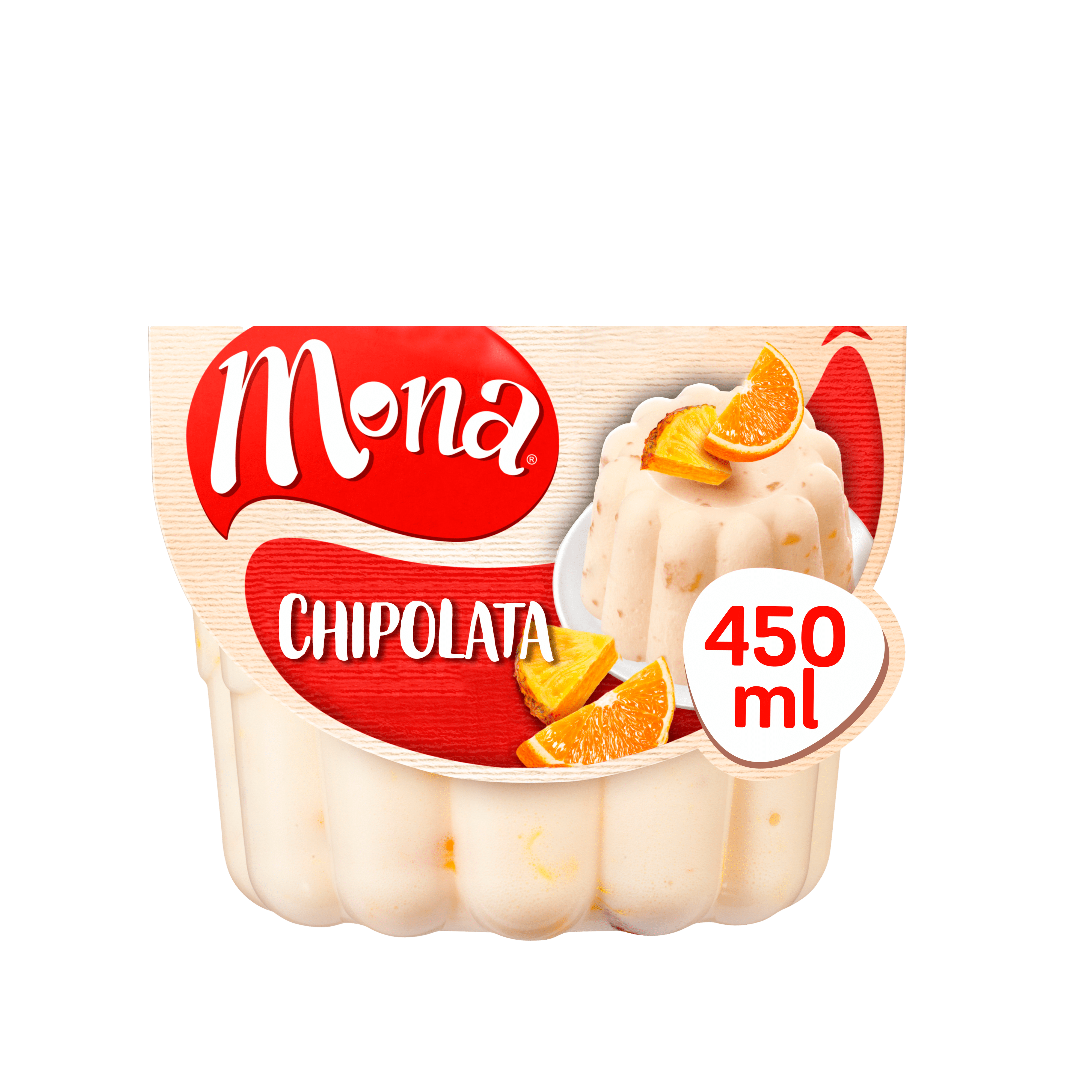 Mona Chipolatapudding met tropisch fruit Beker 450 ml